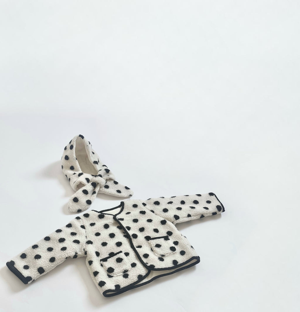 the polka dots jacket set