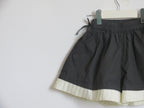 pleated hem shorts