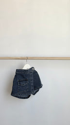the denim mini skorts