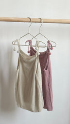 the pom pom knit cami